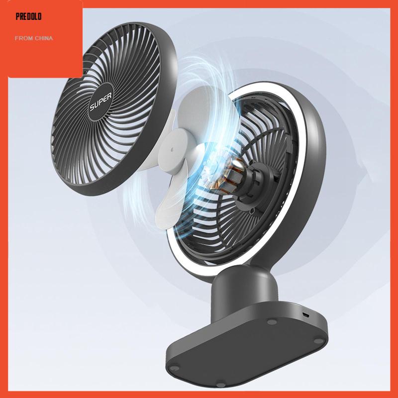 [Predolo] Kipas Angin Meja Kecil Penyesuaian 120 Kipas Angin Silent mini Fan Untuk Rumah Indoor