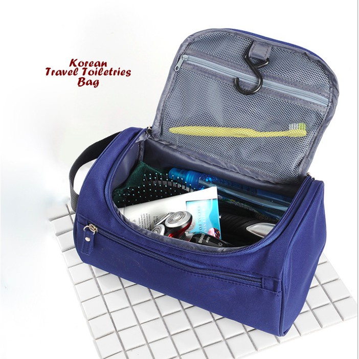 Imura | Korean Toiletries Bag SIDE STRAP (Tas kosmetik &amp; perlengkapan mandi)