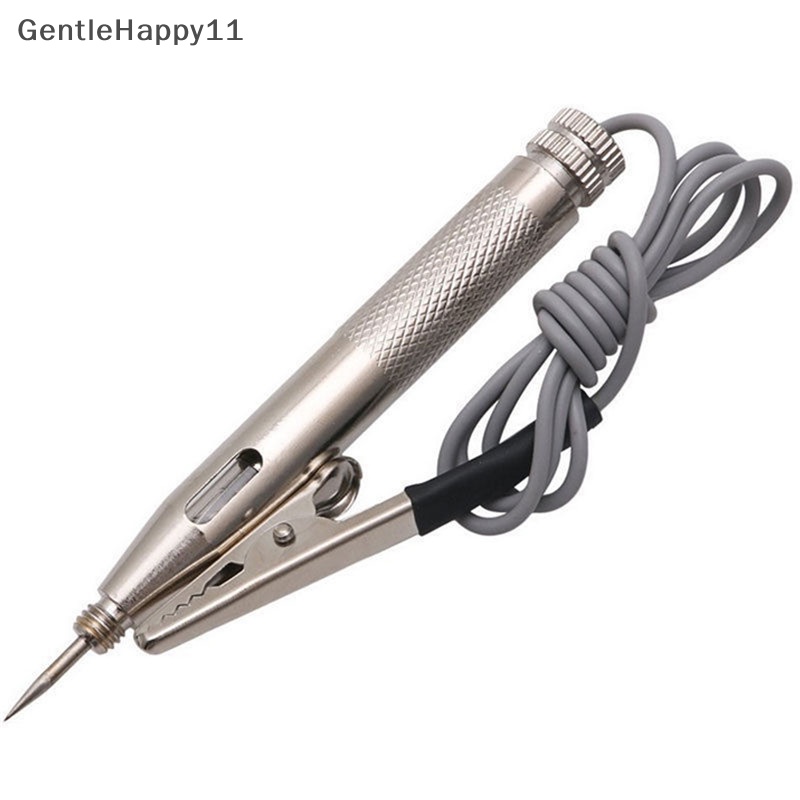 Gentlehappy DC 6-24V Auto Car Light Circuit Tester Lampu Tes Tegangan Pen Detector Probe 6-24v Mobil Auto Voltage Circuit Electrical Tester Test Pen Pensil Dengan Probe Lampu Mobil Otomatis