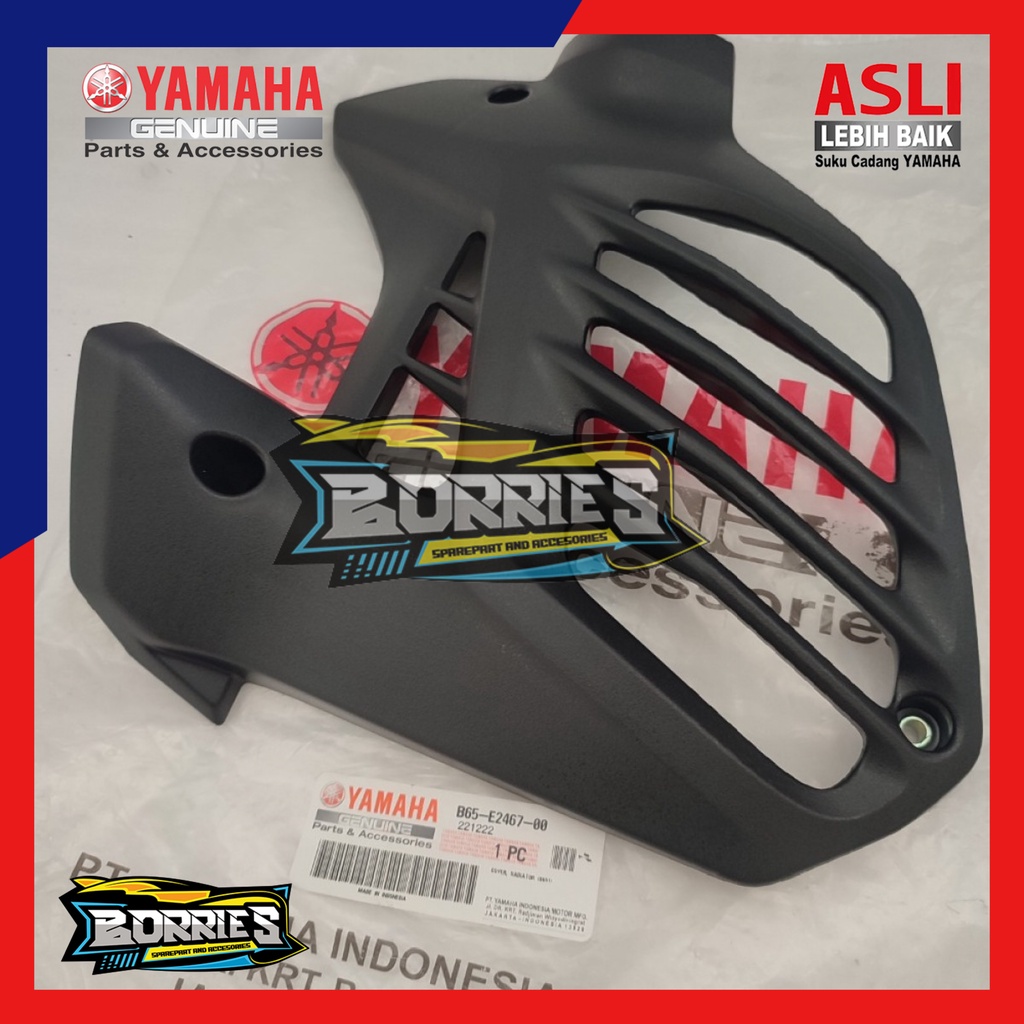 cover tutup radiator Aerox 155 Lexi B65-E2467-00 asli original Yamaha