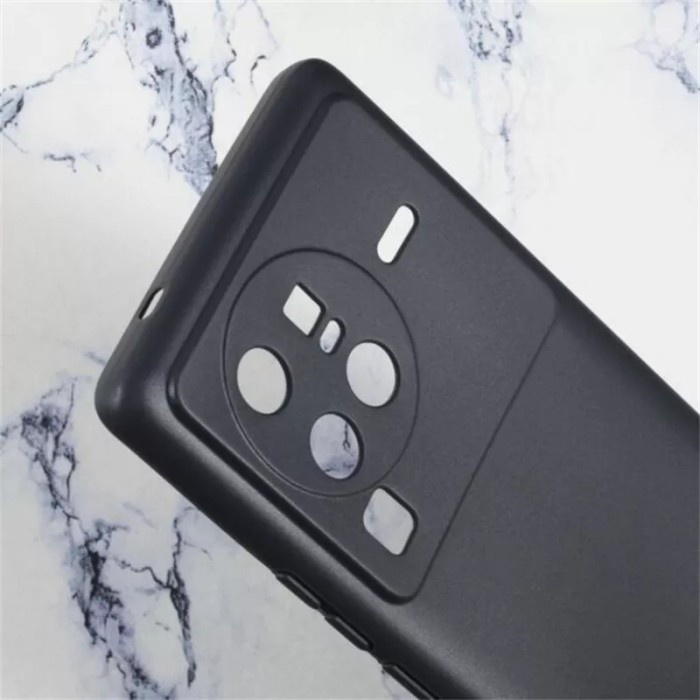 P/B- CASING KESING VIVO X80 X80 PRO SOFTCASE BLACK MATTE MACARON DOFF PREMIUM LENS SHIELD