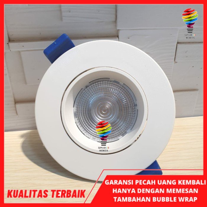 Lampu Spotlight Led 5w 220v DownLight Led 5watt Wall Washer Body Putih