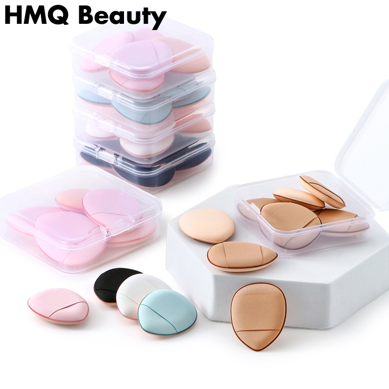 5 /10/20Pcs Mini Finger Puff Foundation Powder Detail Makeup Spons Wajah Concealer Cream Blend Aksesoris Kosmetik Alat Makeup