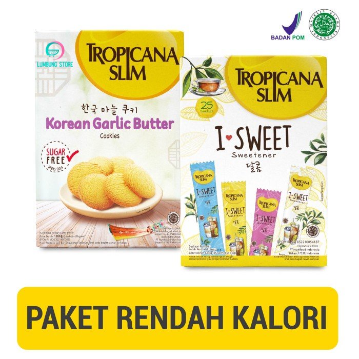 

Tropicana Slim Korean Garlic Butter Cookies (5 Sch) + I-Sweet
