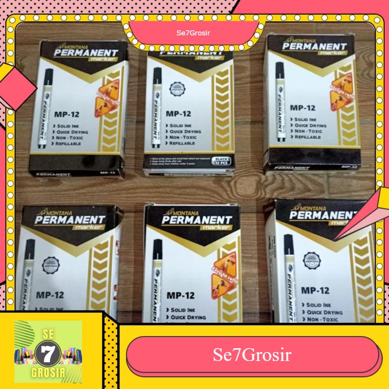 

SPIDOL PERMANENT MONTANA MARKER HITAM BESAR 1 PCS AWET TIDAK LUNTUR