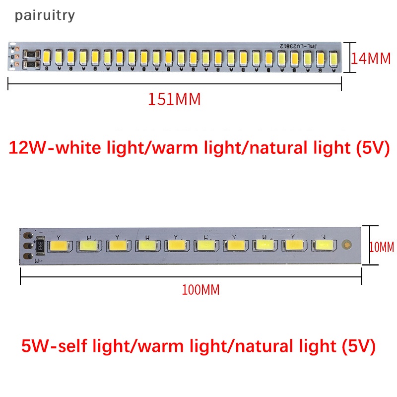 Prt DC5V Chip LED Dimmable 5730warna Manik-Manik Lampu LED Papan SMD Aksesoris5/6 /10 /12/14 /30W Sumber Cahaya Permukaan PRT