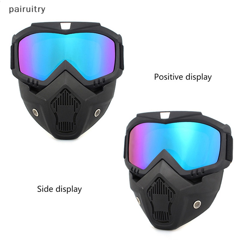 Prt Outdoor Sport Windproof Mask Goggle HD Kacamata Motor Snowboard Eyewear Riding Motocross Musim Panas UV Protection Sunglasses PRT