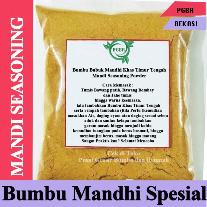 

Bumbu Mandhi Khas Arab untuk ukuran 1 Liter Beras / Mandhi / Seasoning / Kabli / Bumbu Khas Timur Tengah / Pusat Grosir Dan Bumbu Rempah Bekasi