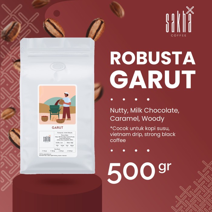 

Promo Terlaris Kopi Fine Robusta Garut Jawa Barat Coffee Bean Espresso 500 Biji Bubuk - Biji Kopi