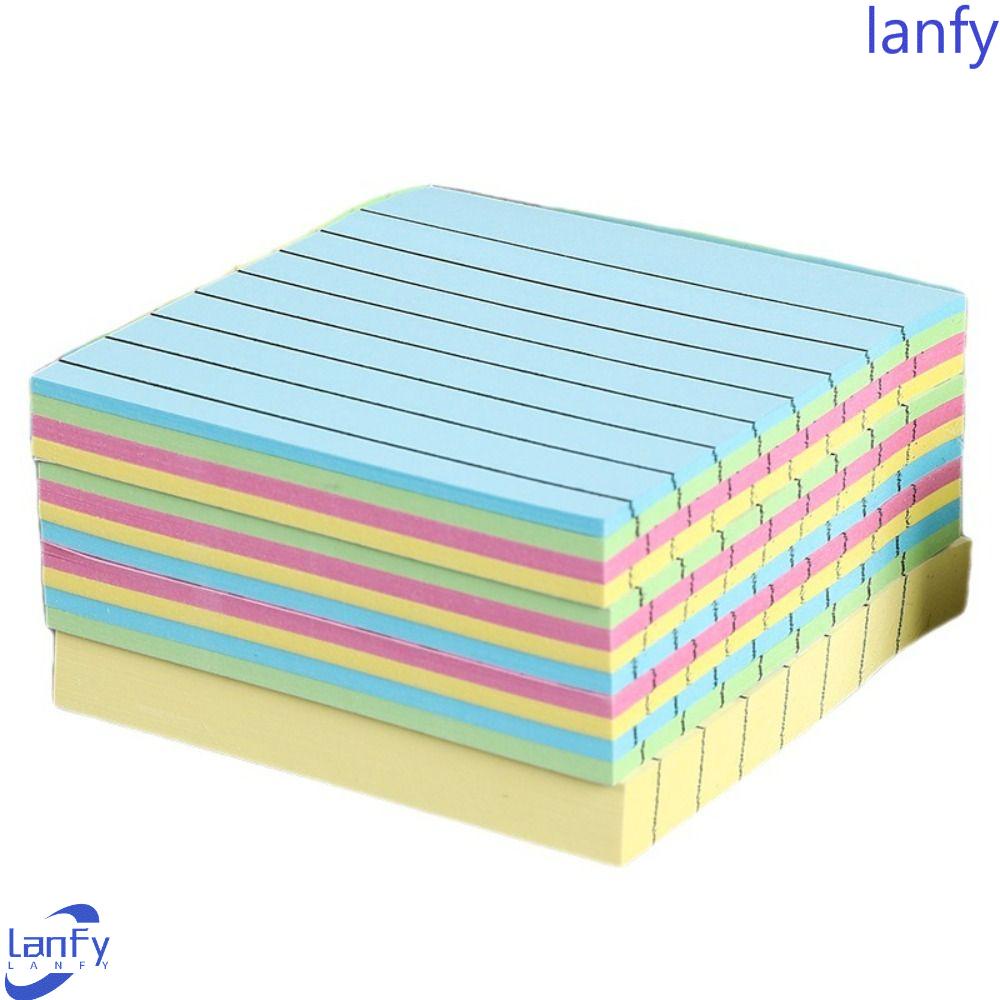 Lanfy Posted Sticky Note Pad Office Portable N Times Sticky Scrapbooking Mengambil Catatan Siswa Pesan Notepads