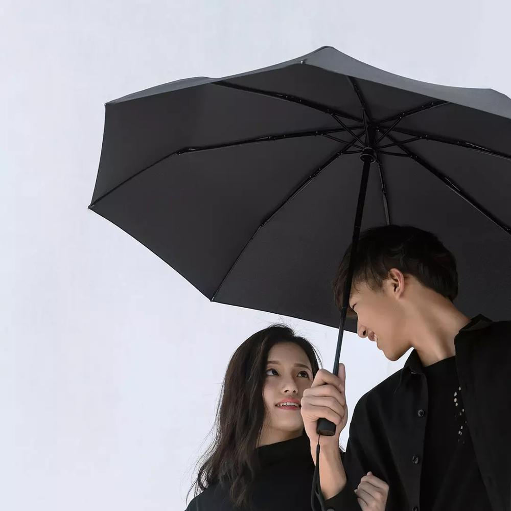 Xiaomi Umbrella Poratble 3lipat Pelindung Matahari Otomatis Payung UV Dan Hujan Parasol Dengan Tulang Kuat High Quality