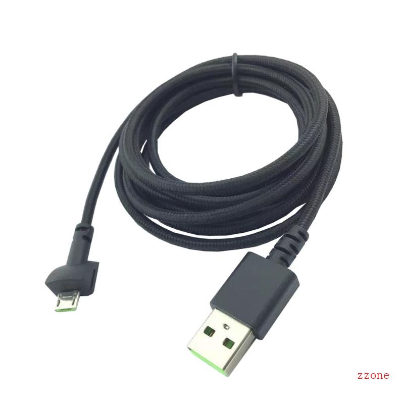 Zzz Nylon Braided Micro USB Charging Cable Untuk Seiren Mini Microphone High Speed Micro USB Wires Microphone Cord Ganti