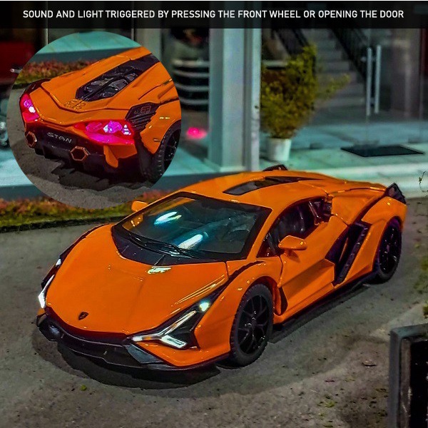 Diecast Miniatur Mobil Lamborghini Sian Skala 1:32
