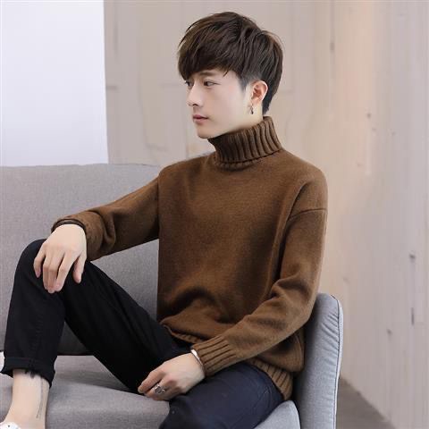 IMPORT ALVIN WINTER MAN TURTLENECK KNIT TOP KOREAN STYLE BAJU OPPA KOREA RAJUT LEHER TINGGI MUSIM DINGIN PRIA