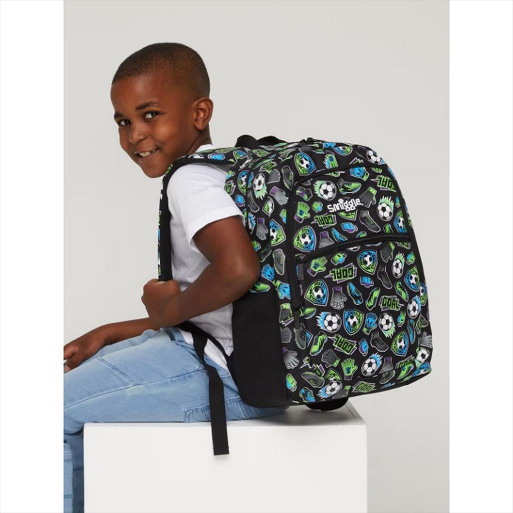 SMIGGLE Backpack Bag 449206 Lite Vibin Black Tas Ransel Anak