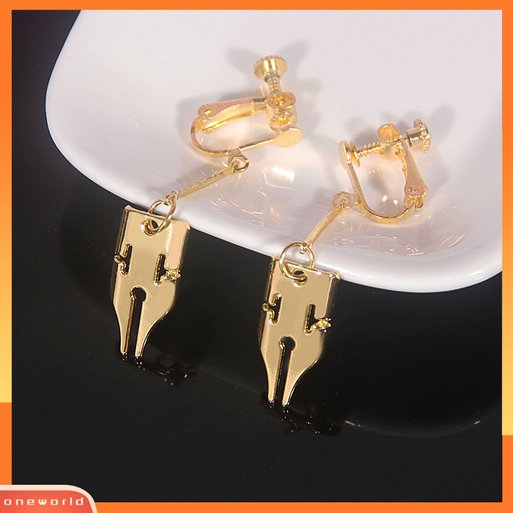 [WOD] Sederhana Wanita Bizarre Adventure Ear Stud Earclip Anime Anting Cosplay Perhiasan