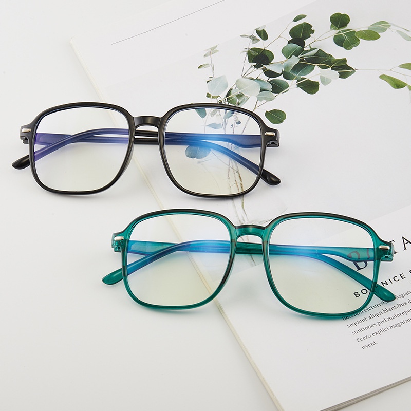 TIKTOK - D4011 Kacamata Petak Anti Radiasi / Kacamata Import / Sunglasses Frame Anti Radiasi / Kacamata Anti Radiasi Import / Kacamata Korea Blueray