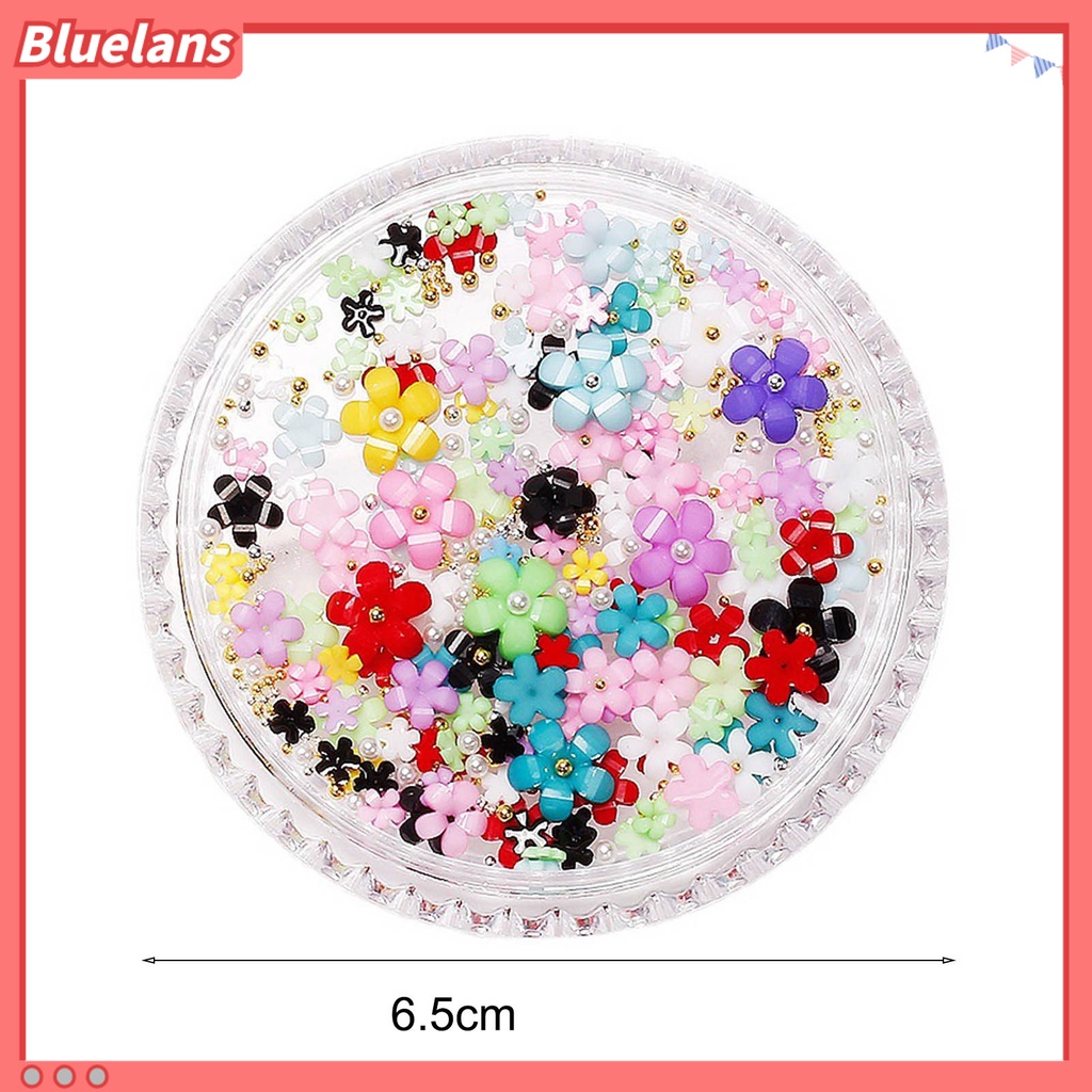 [BLM] Dekorasi Nail Art Floret Charms Nail Beauty Resin Craft 3D Bunga DIY Hiasan Kuku Manikur Aksesoris