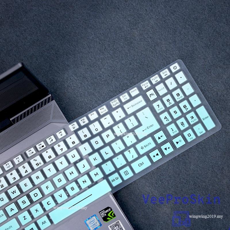 Aksesori Cover Keyboard Laptop Silikon Untuk Acer Nitro 5an515-46 AN515-45 AN515-58 AN515-54 AN515-55 AN515-56 AN515-57 15,6 ''