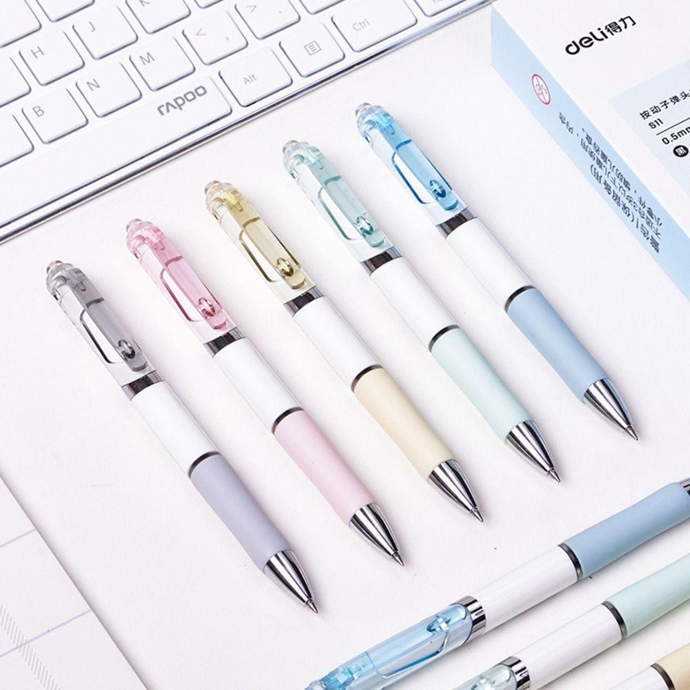 Pulpen Ballpoint Populer Hadiah Siswa Gel Pen Pena Cepat Kering Pena Netral