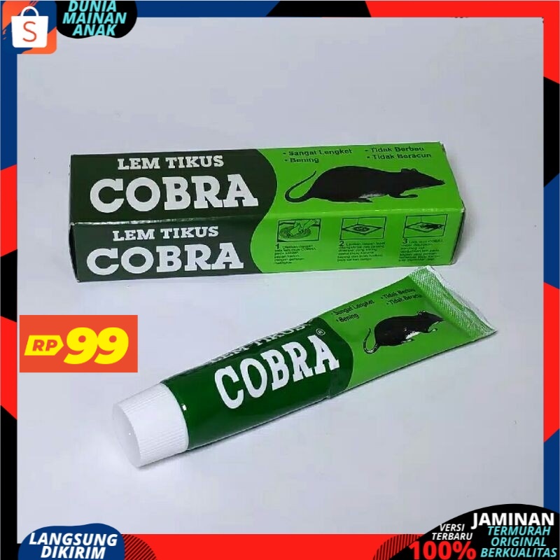 ( PROMO 99 ) Lem Tikus / Jebakan Tikus / Cobra / Lem Tikus Cobra Super Lengket Ampuh &amp; Berkualitas