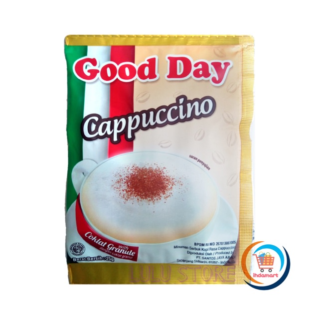 

Good Day Cappucino 25 gr isi 10 pcs