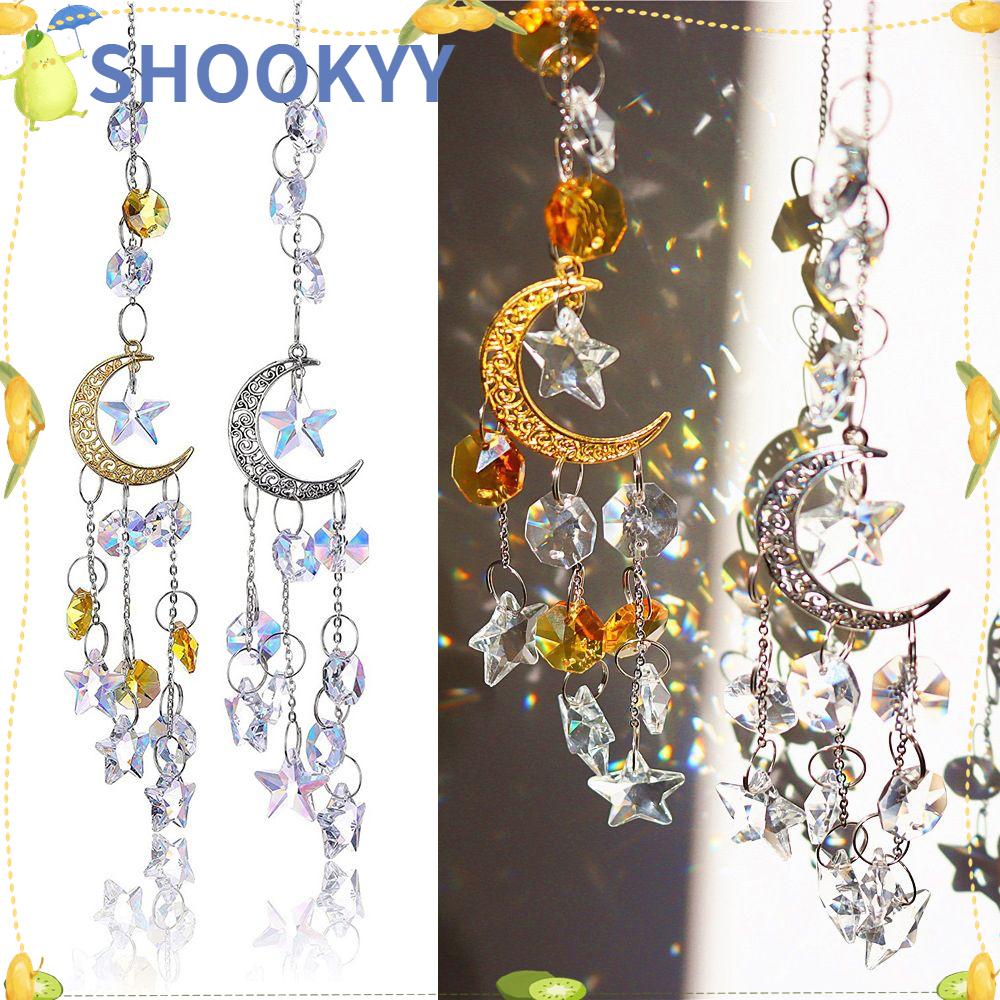 Chookyy Lonceng Angin Suncatcher Kreatif Dekorasi Taman Kerajinan Hadiah Indoor Outdoor Kristal Liontin