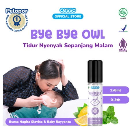 CESSA BABY ESENTIAL OIL UNGU BABY BYE OWL