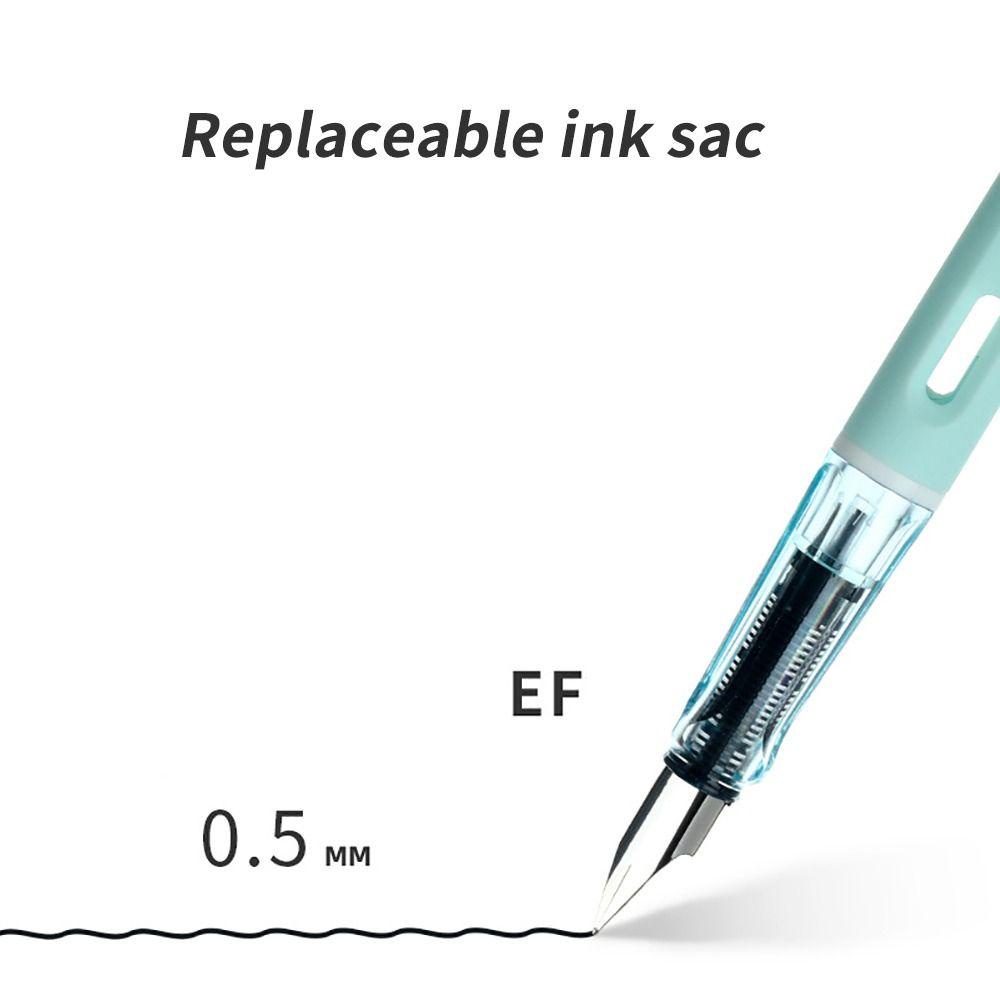 Popular Fountain Pens Perlengkapan Sekolah Kantor Gel Pen Untuk Pelajar Alat Menulis Dengan Bertudung