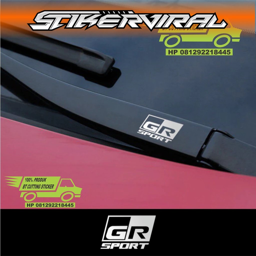 stiker gr sport stiker toyota gazoo racing stiker mobil toyota gr sport stiker mobil gr
