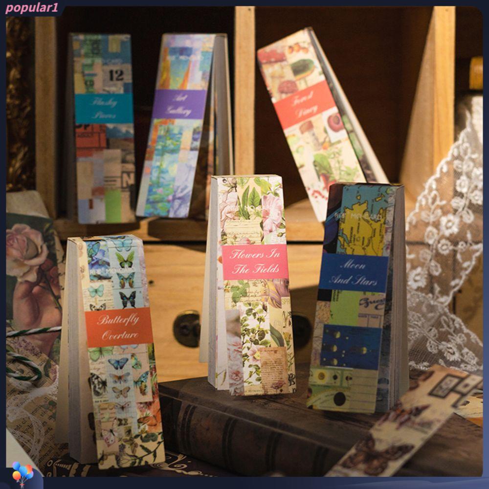 Populer 50pcs Stiker Alat Tulis Handbook Planner Jurnal Hias Handphone