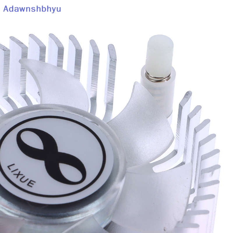 Heatsink Aluminium Adhyu 55mm Dan Kipas 12V Kombinasi Radiator Bulat Cooler Silent Fan ID