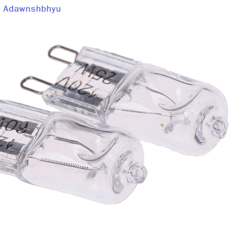 Adhyu 10Pcs G9 Pin Haen 120V 25W 40W 60W Lampu Bohlam JCD G9 ID