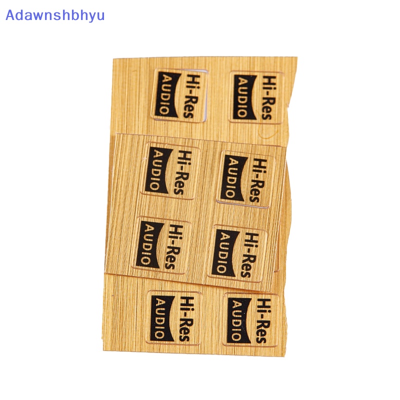 Adhyu 10pcs Stiker Audio Hi-Res Untuk Walkman Fiio Iriver Cayin MP3 All Hifi Device ID