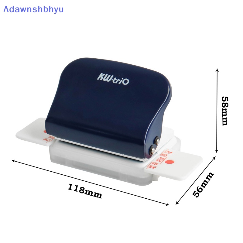 Adhyu 6-Hole Punch Notebook Bulat Lubang Standar Mesin Punch Papers Puncher Untuk A4 A5 ID