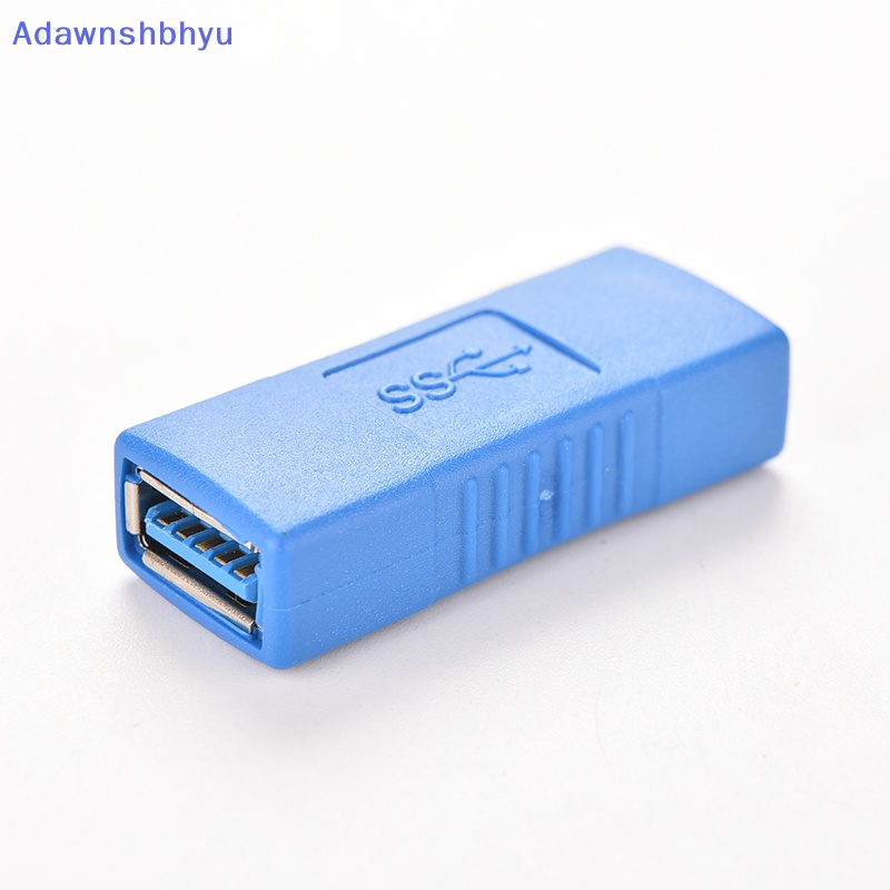 Adhyu USB 3.0 Type A Female to Female Konektor Adapter Coupler Pengubah Gender ID