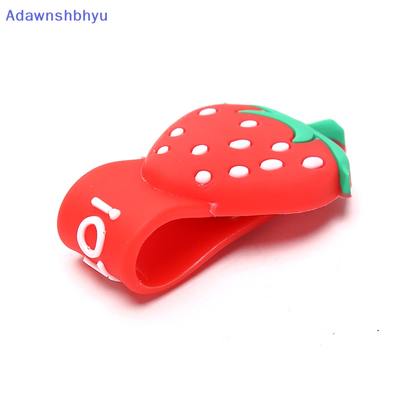 Adhyu Cute Fruit Flower Cable Winder Kabel Organizer Winder Penanda Pelindung Kawat Hold ID