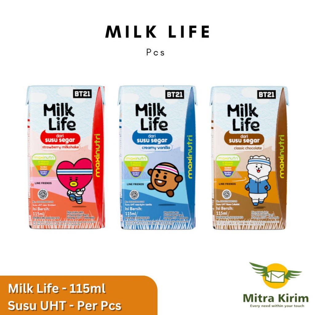 

Susu Milk Life UHT 115ml - Per Pcs