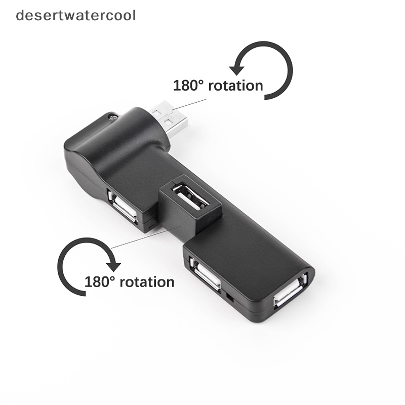 Deid Konektor Adaptor Kabel Data Mini Usb Rotatable 4port Usb 2.0 Hub Expander Splitter Martijn