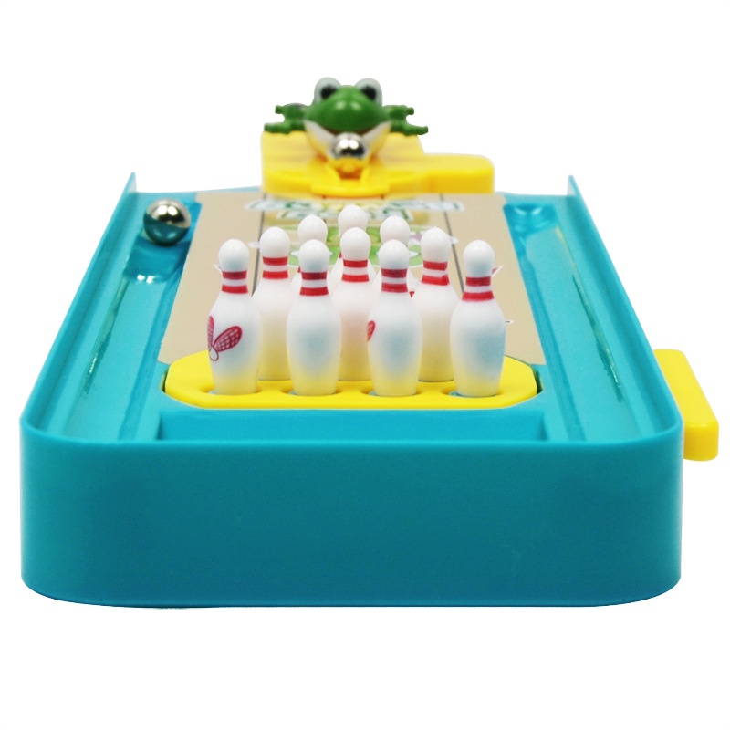 Ruicheng Set Bowling Mini Bahan Plastik Mainan Seru Dan Interaktif Untuk Anak