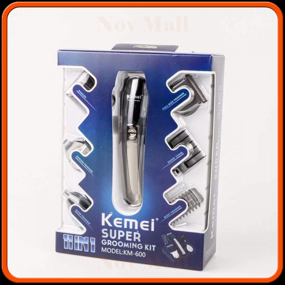 Alat Cukur Elektrik 6 in 1 Hair Trimmer Shaver - KM-600
