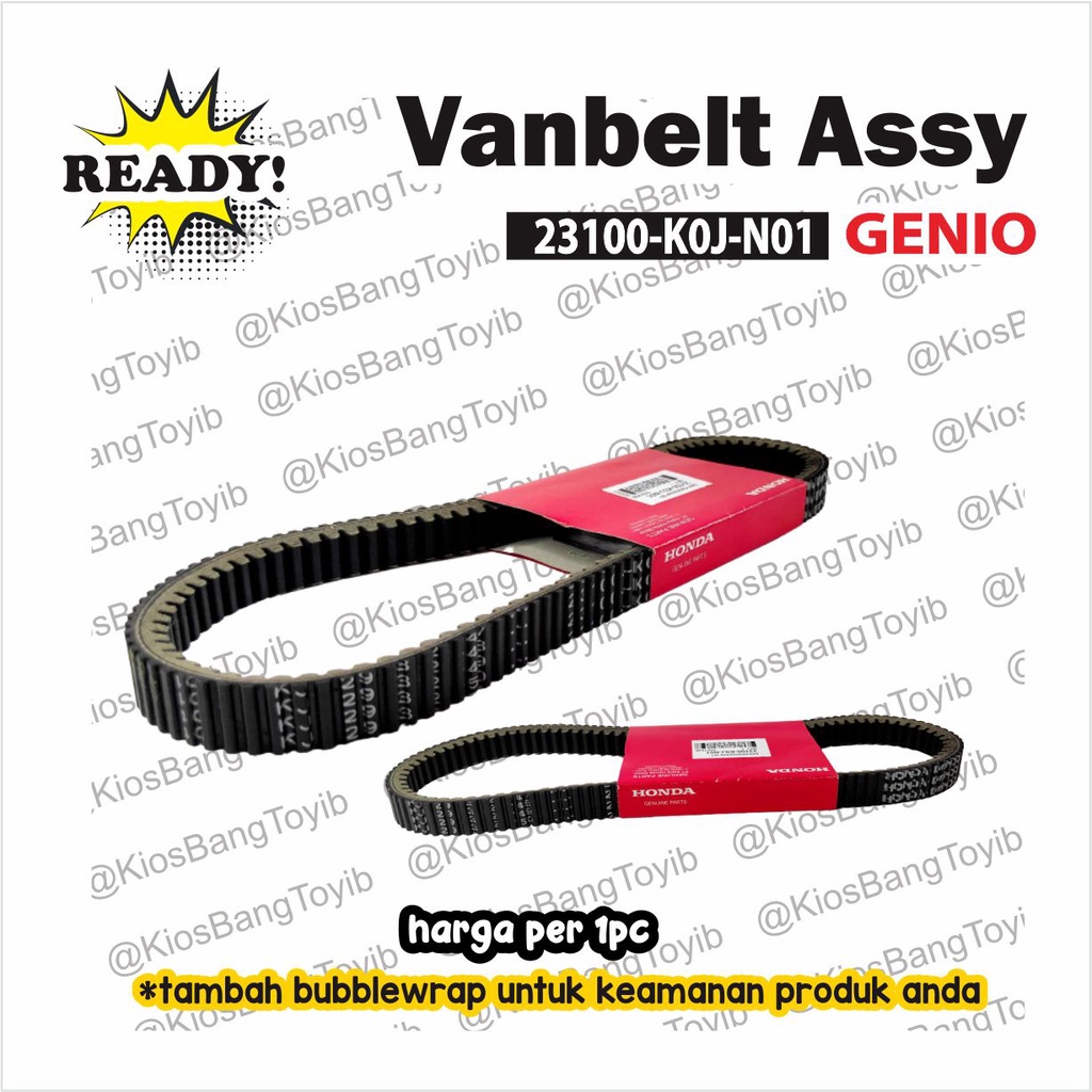 Vanbelt Van Belt Vbelt Set Assy + Roller Honda GENIO (23100-KOJ)