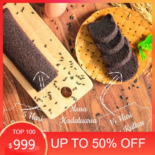 

Boketem - Bolu Ketan Hitam - Rasa Original - Oleh Oleh Khas Bandung