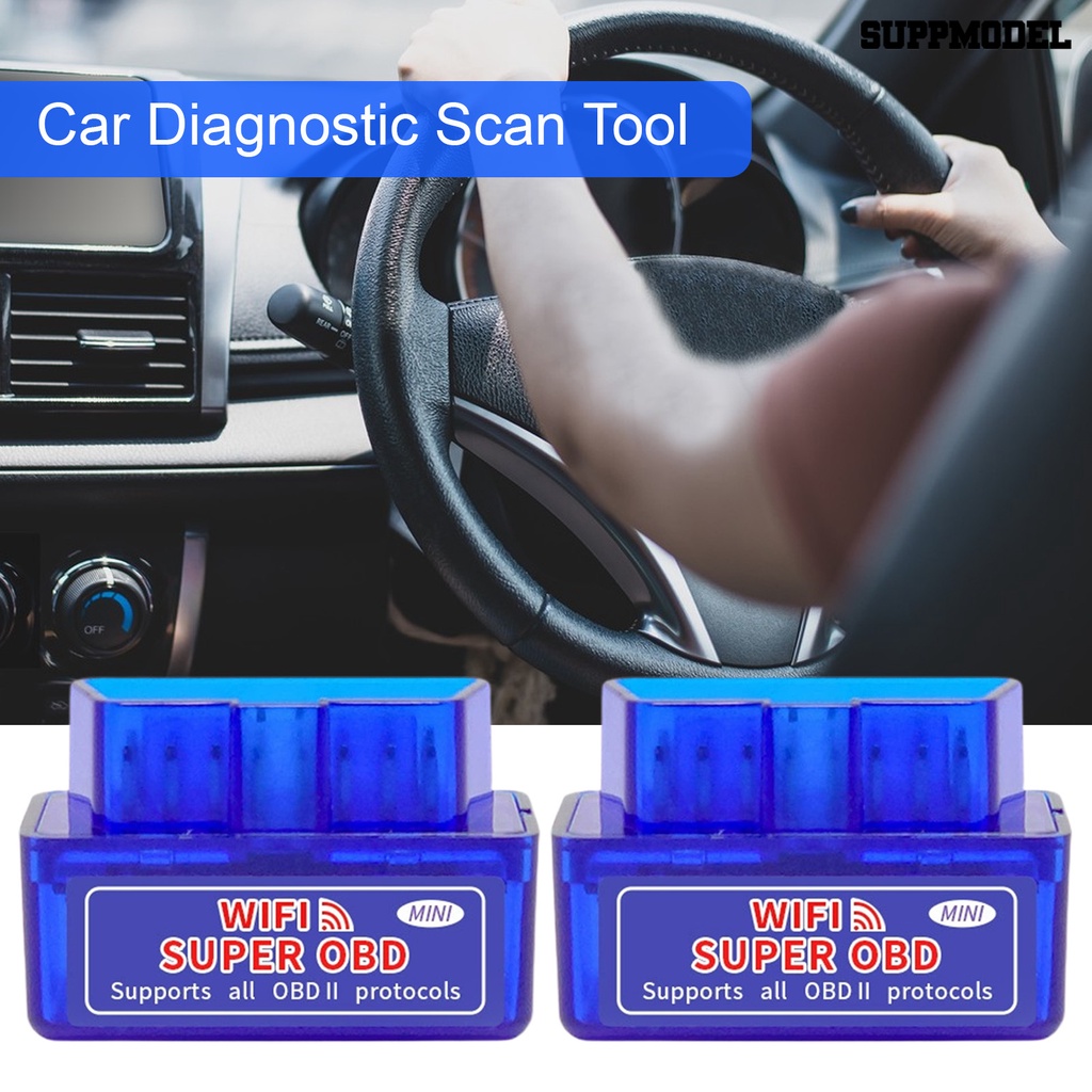 [SM] Alat Scan Diagnostik Mobil Sensitivitas Tinggi Plug And Play Kode Kesalahan Membaca WIFI Wireless Diagnosis Pengecek Mobil Lampu Kode Reader Car Tester Aksesori Mobil