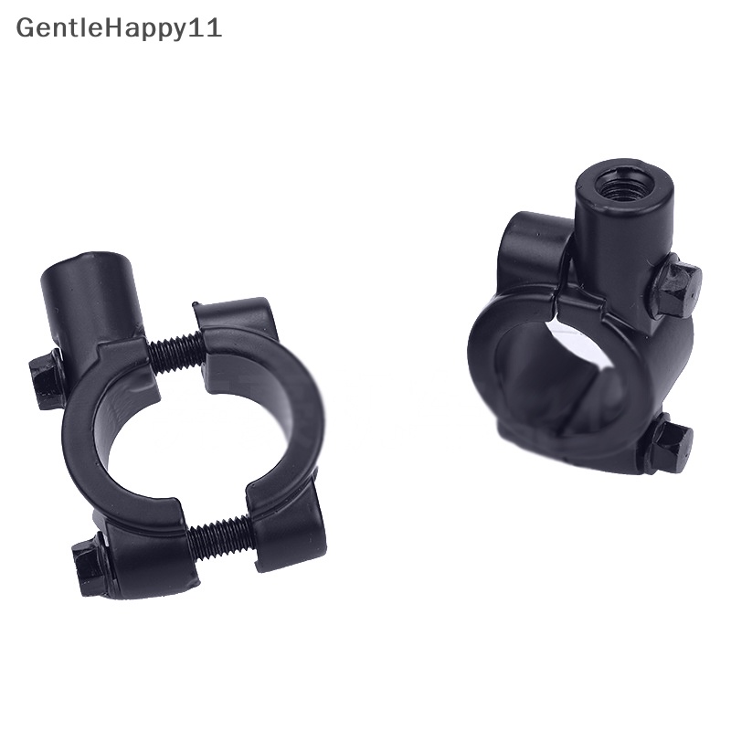 Gentlehappy 2Pcs Stang Klip 10/8/6mm Ulir Adaptor Spion Motor id