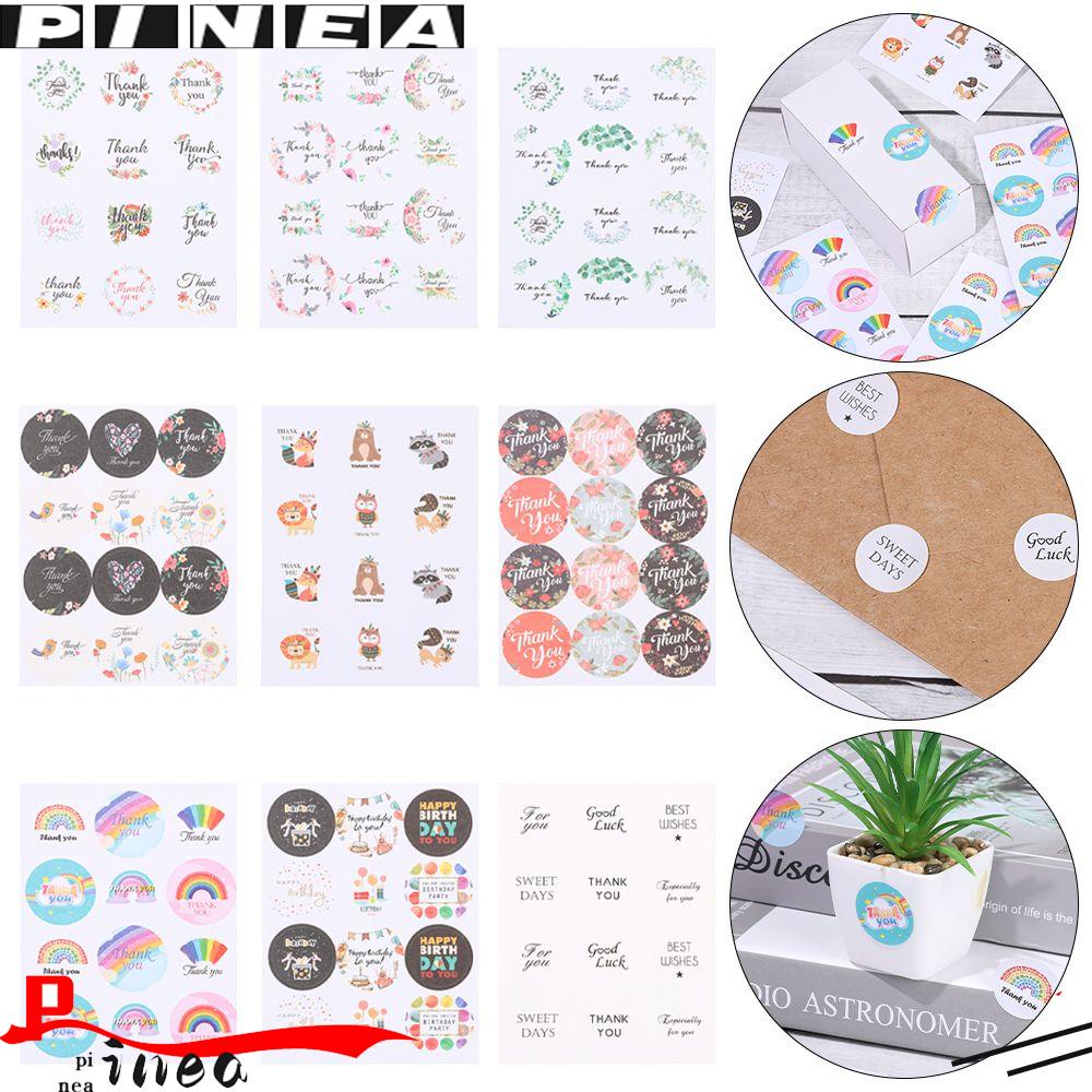 PINEAPPLE Stiker Thank You Nanas DIY Paket Dekorasi Perlengkapan Alat Tulis Label Segel Gift Lable