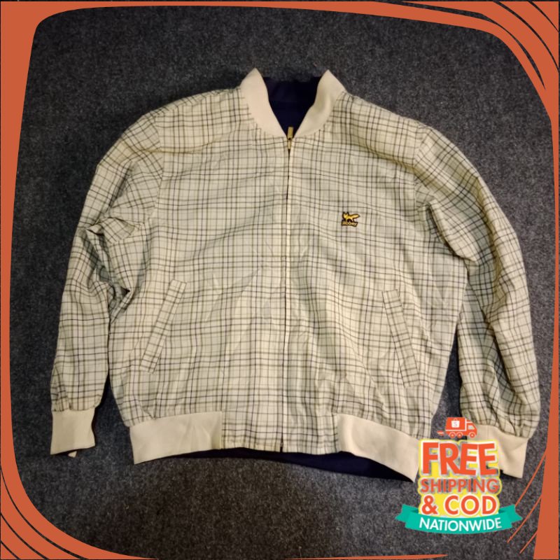 JAKET VINTAGE OOTD FESTIVAL REMAJA/ Vintage jacket wolsey reversible
