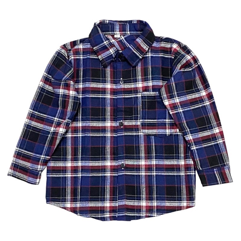 Kemeja Flannel panjang anak 1-6th gippokids