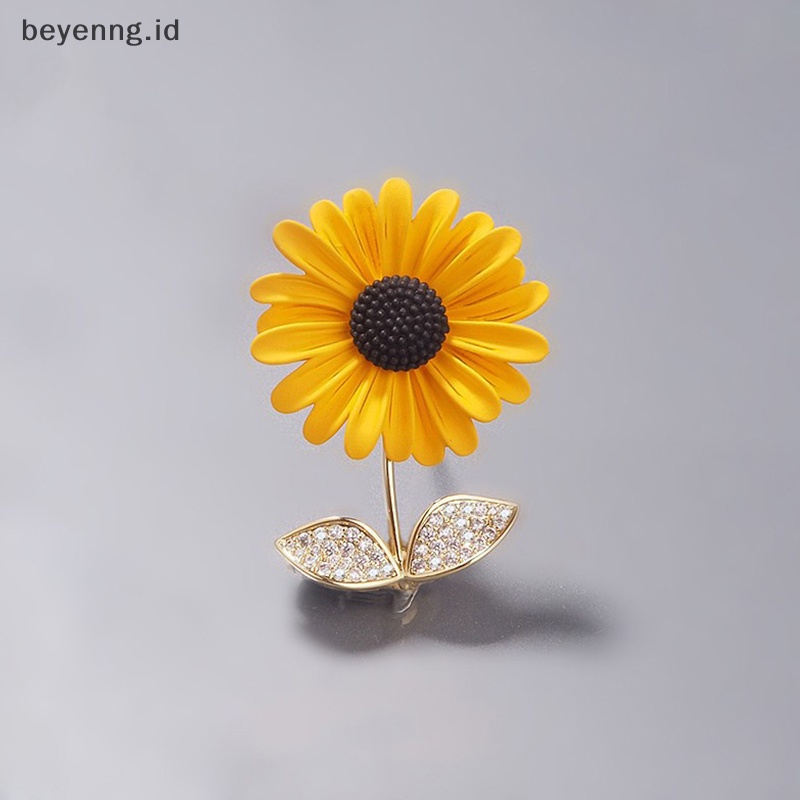 Beyen Bros Bunga Matahari Untuk Wanita Unisex Enamel Musim Panas Kecantikan Sunflower Pesta Kantor ID