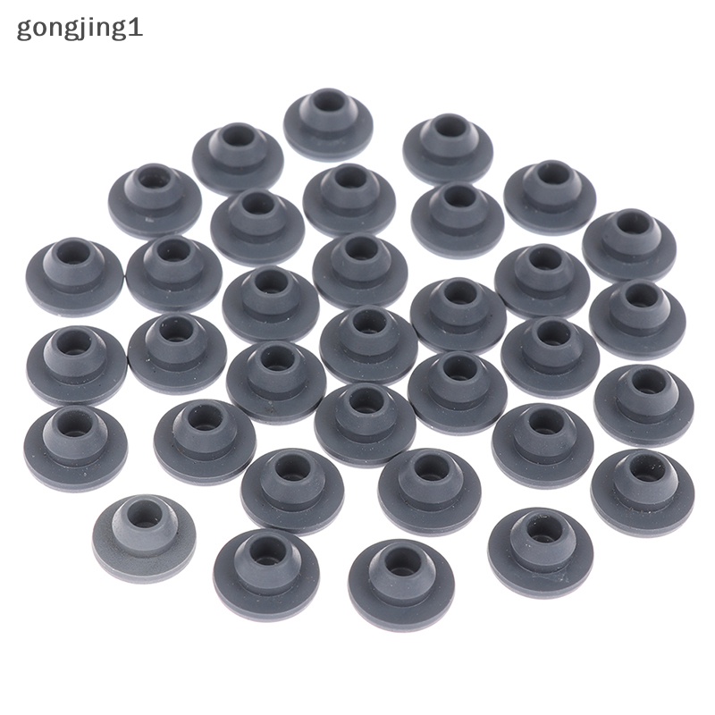 Ggg 100Pcs Stopper Karet Self Sealing Injection Port Untuk Botol Kaca 13mm ID